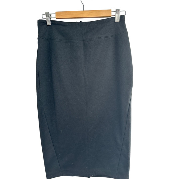 14th & Union Black Pencil Midi Skirt Size‎ 4 NWOT - Picture 1 of 8